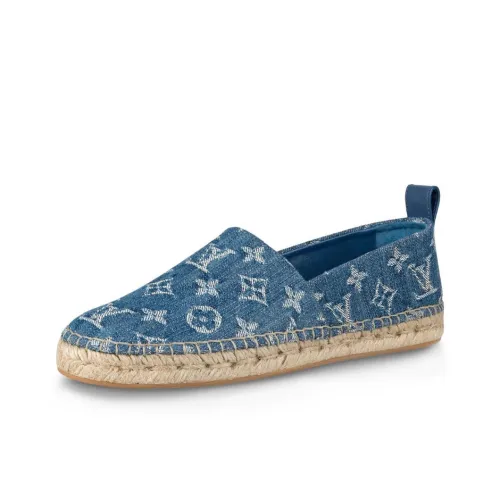 LOUIS VUITTON Starboard Монограмма Эспадрильи Женские Синие