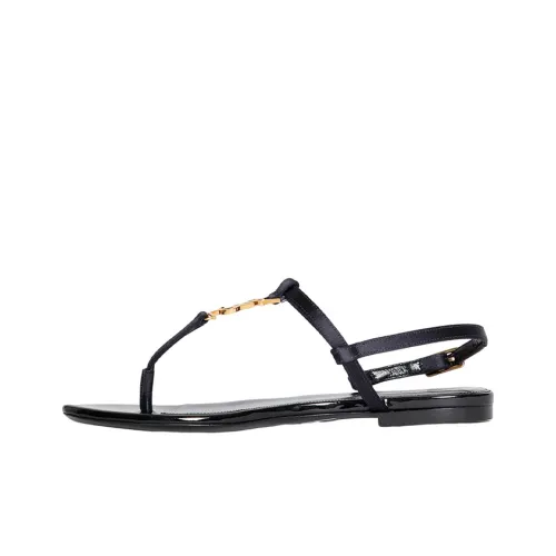 SAINT LAURENT CASSANDRA One Ремешок Сандалии Женские Морской Синий