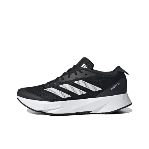 Adidas Adizero SL Slip-resistant Abrasion-resistant Lightweight Low-Top Running Shoes Women's Black White Adidas Adizero SL Противоскользящие Устойчивые к истиранию Легкие Низкие Беговые Кроссовки Женские Черный Белый