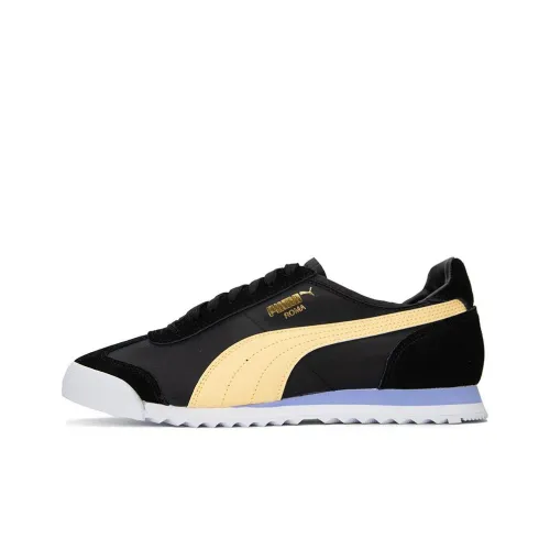 PUMA Roma OG Nylon Low Top Casual Unisex Черный Белый Золото