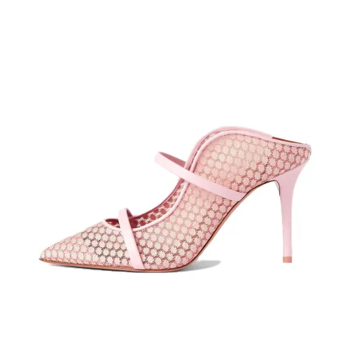 Malone Souliers Maureen Домашние тапочки 8,5 см Женские Розовые