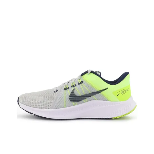 Nike Quest 4 Low Топ Тренировочные Беговые Кроссовки Мужские Серый Зеленый