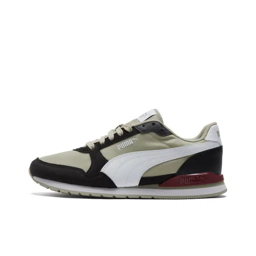 PUMA St Runner V3 Low Топ Casual Унисекс Черный Белый Зеленый