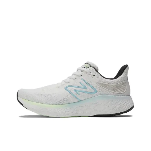 New Balance NB Свежий Пена X 1080v12 X 1080v12 Низкий Топ Беговые кроссовки Женские Белые