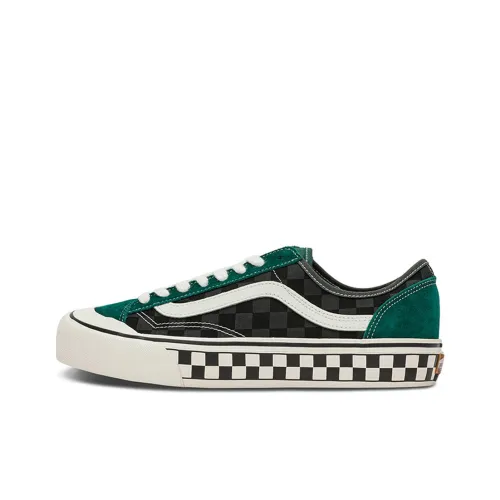 VANS Style 136 Low Топ Скейтборд Кроссовки Унисекс Зеленый