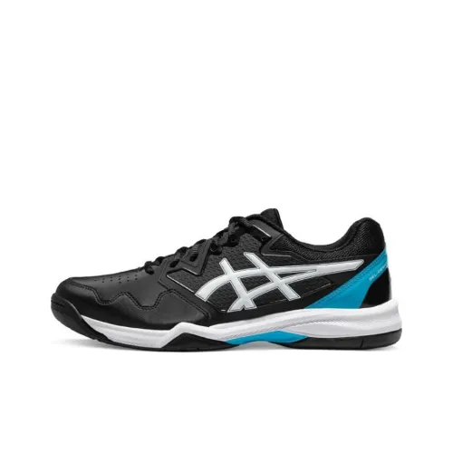 Asics Gel Dedicate 7 Low Топ Теннисные Кроссовки Мужские Черные Синие