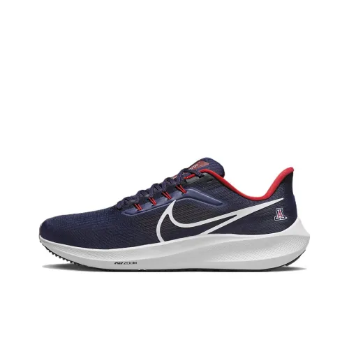 Nike Air Zoom Pegasus 39 Амортизаторы Противоскользящие Устойчивые к истиранию Низкий Топ Беговые кроссовки Мужские Церулеан