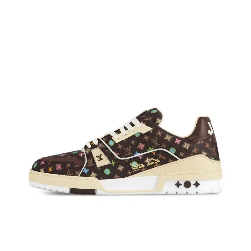 LOUIS VUITTON Кроссовки для скейтбординга Low Top Коричневый Унисекс