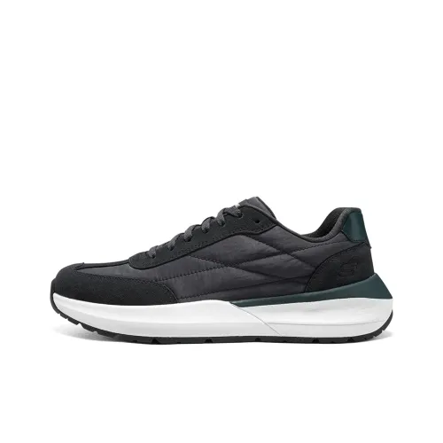 Skechers Global Jogger Повседневный Низкий Топ Черный Серый Цвет Мужской