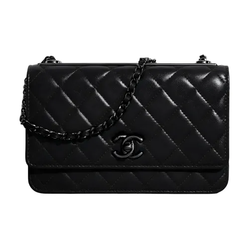 CHANEL WOCTrendy CC Sheepskin Crossbody Bag Shoulder Bag Women's Black CHANEL WOCTrendy CC Овчина Сумка через плечо Сумка на плечо Женская Черная