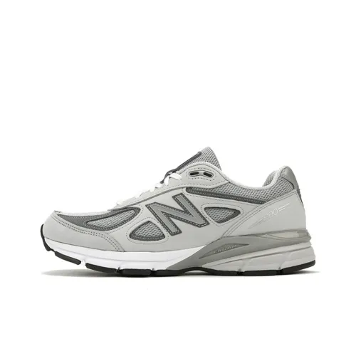 New Balance NB 990 V4 Low Топ Марафон Беговые кроссовки Мужской Серый