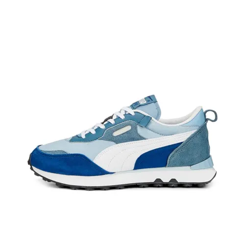 PUMA Rider Future Винтаж Низкий Топ Повседневный Унисекс Синий Белый
