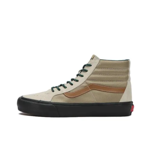VANS SK8 Reissue Vlt L Высокие Кроссовки для скейтбординга Унисекс Бежевый Коричневый