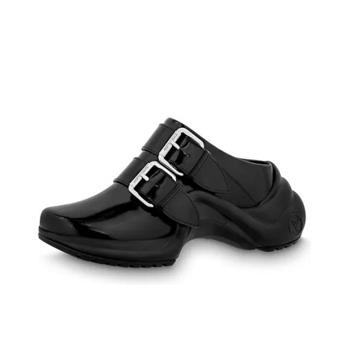 LOUIS VUITTON Archlight 1,0 Противоскользящие Низкие Кроссовки с Толстой Подошвой Женские Черные