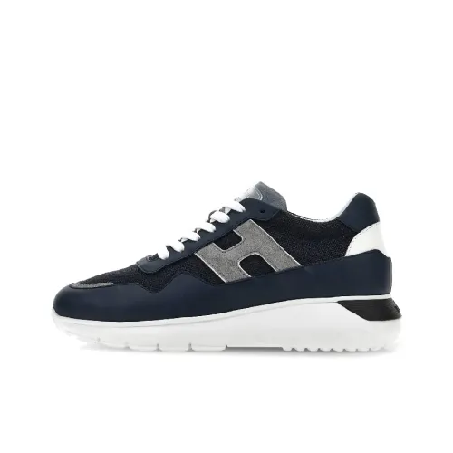 HOGAN Interactive³ Low Топ Спортивная Повседневная Обувь Мужская Синяя Серый Белая