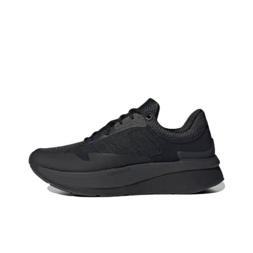 Adidas ZNCHILL Slip-resistant Abrasion-resistant Lightweight Low-Top Casual Running Shoes Men's Black Adidas ZNCHILL Противоскользящий Устойчивый к истиранию Легкий Низкий Топ Повседневные Беговые Кроссовки Мужские Черные
