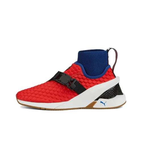 PUMA Scuderia Ferrari IONF High Топ Спортивная Повседневная Обувь Мужская Красная Синяя