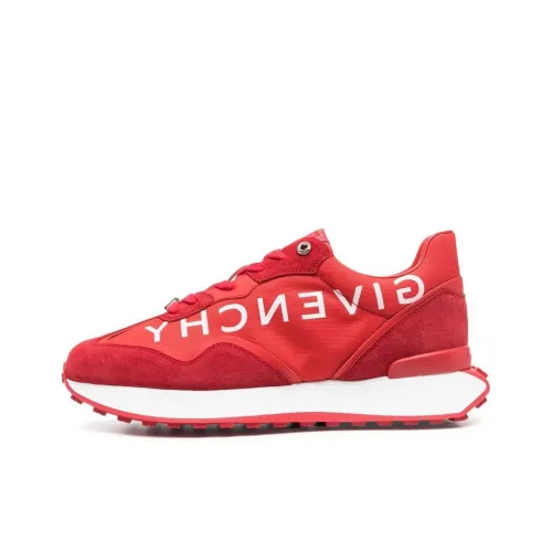 Givenchy GIV Runner Low Топ Спортивная Повседневная Обувь Мужская Красная