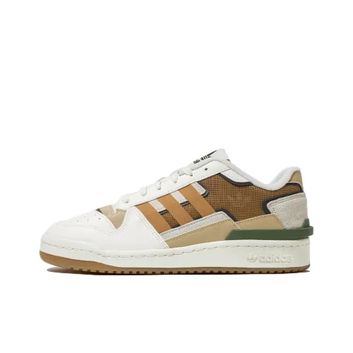 Adidas Originals FORUM Exhibit Low 2 Low Топ Скейтборд Кроссовки Унисекс Бежевый Желтый