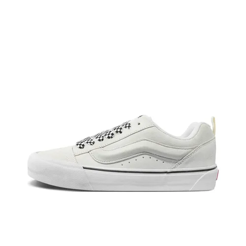 VANS Knu Skool Vlt L Low Топ Скейтборд Кроссовки Унисекс Белый Черный