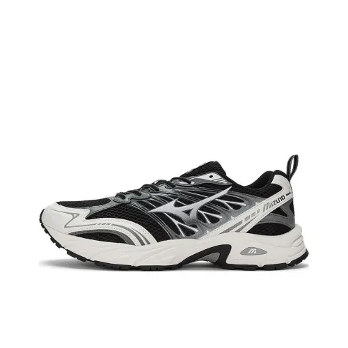 Mizuno LG 2000 Slip Устойчивый к истиранию Низкий Топ Повседневные Беговые кроссовки Унисекс Черный Белый Серебряный