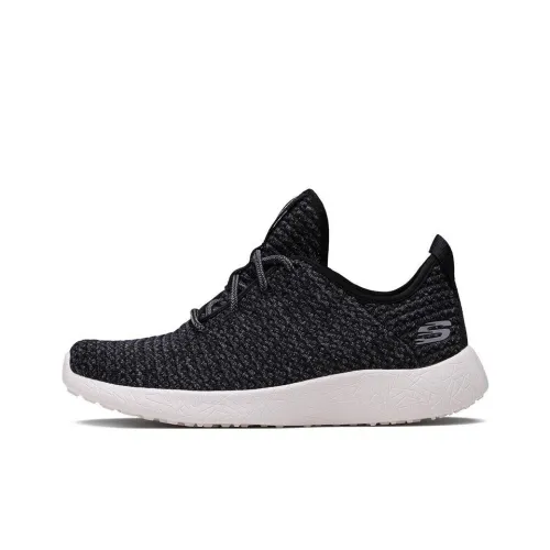 Skechers Burst Low Топ Спортивная повседневная обувь Женская Черная