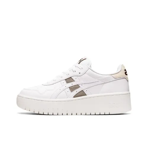 Asics JAPAN S PF Low Топ Кроссовки для скейтбординга Женские Белые Коричневые