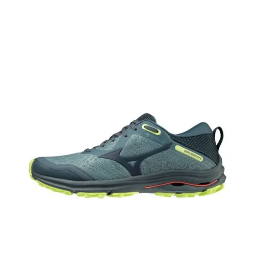 Mizuno Wave Rider Wave Rider GTX Sw Low Топ Беговые кроссовки Мужской Серый Синий
