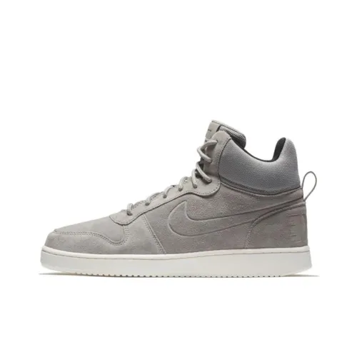 Nike Court Borough Slip Resistant Abrasion Resistant MID Топ Скейтборд Кроссовки Серый