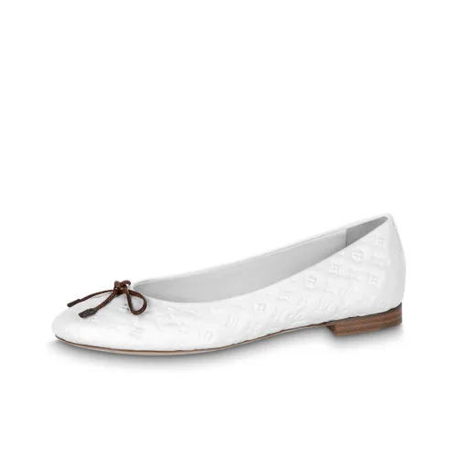 LOUIS VUITTON Nina Балет Повседневная обувь Женская Белая