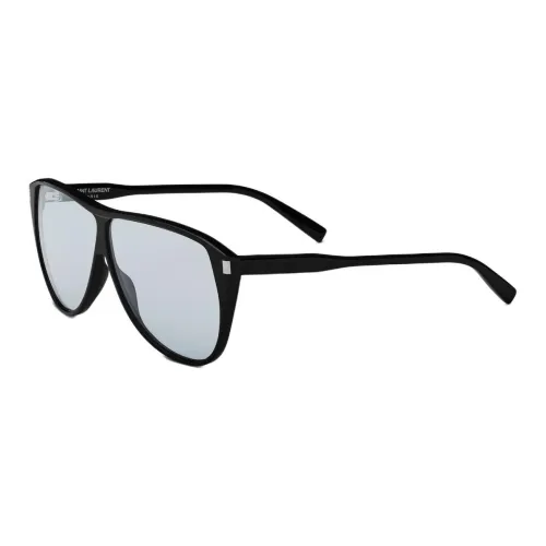 SAINT LAURENT Пластик Aviator Солнцезащитные очки Мужской Черный