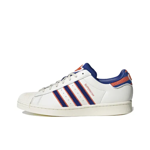 Adidas Originals SUPERSTAR Износостойкий и Легкий Низкий Топ Кроссовки для скейтбординга Унисекс Белый