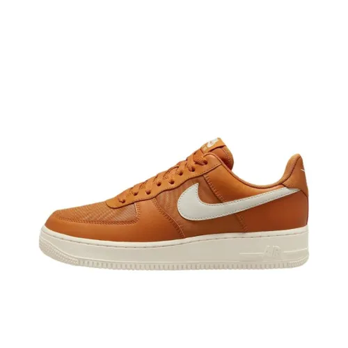 Nike Air Force 1 Low Противоскользящие Амортизирующие Устойчивые к истиранию Легкие Низкие Кроссовки для скейтбординга Коричневые
