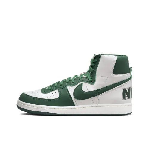 Nike Terminator High Топ Скейтборд Кроссовки Унисекс Зеленый