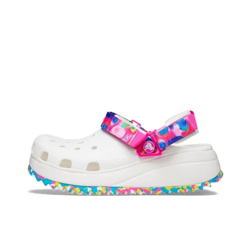 Crocs Aurora Dazzling Color HIKER Keroke Спортивные тапочки Unisex Белый Многоцветный