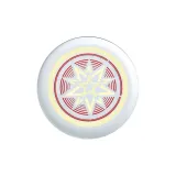 Светящийся в темноте белый летающий диск 20 см