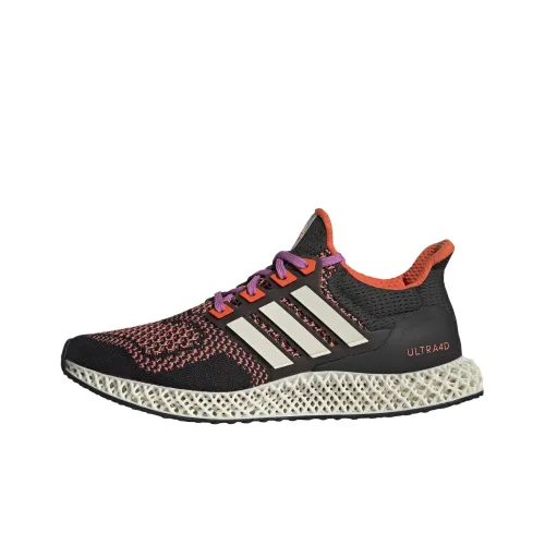 Adidas ULT Шокаблоки Устойчивые к истиранию Низкий Топ Беговые кроссовки Мужские Черный и Оранжевый