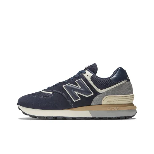 New Balance совместный бренд 574 Legacy Low Топ Марафон Беговые кроссовки Унисекс Синий Серый