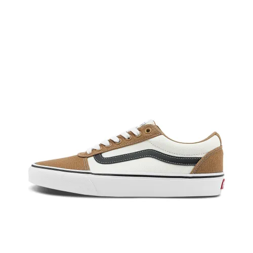 VANS Ward Low Топ Скейтборд Кроссовки Унисекс Белый Коричневый Черный