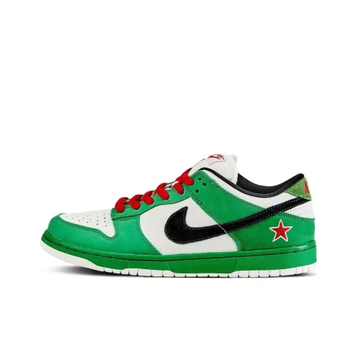 Nike Dunk SB 'HEINEKEN 2,0' Slip-resistant Амортизация Устойчивость к истиранию Низкий топ Скейтборд Кроссовки Мужские