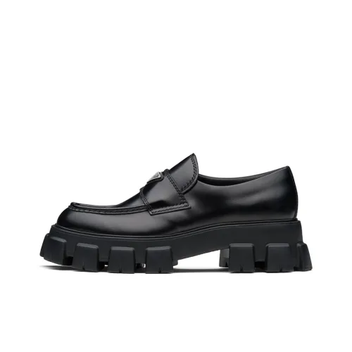 PRADA Monolith Лоферы Мужской Черный