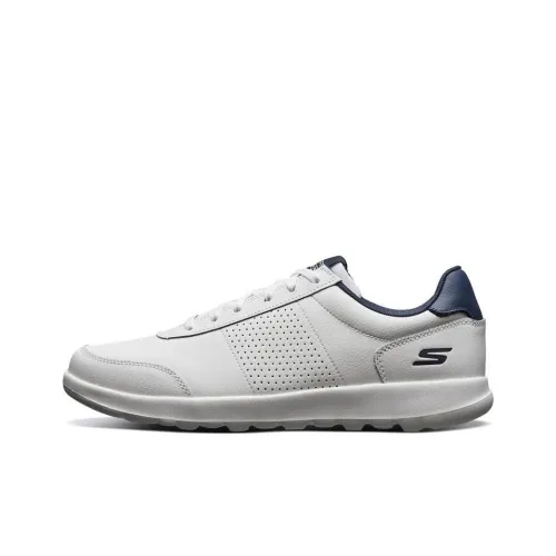 Skechers GO WALK Lite Low Топ Повседневная обувь Мужская Белый Синий