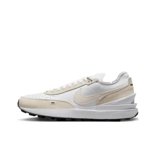 Nike Waffle One Slip-Resistant Low Top Casual Unisex White Gray Найк Waffle One противоскользящий низкий топ повседневный унисекс белый серый