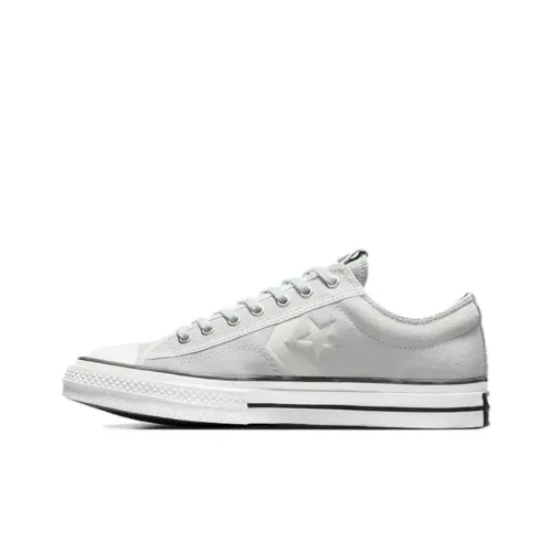 Converse Star Игрок 76 Противоскользящие Устойчивые к истиранию Низкие Кроссовки для скейтбординга Унисекс Серые