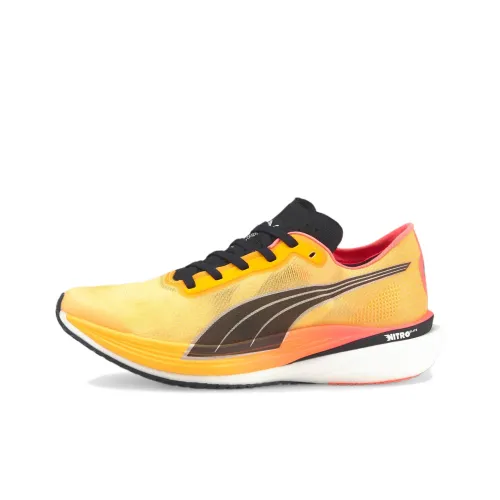 PUMA Deviate Nitro Elite 2 Fireglow Low Топ Беговые кроссовки Мужской Желтый Красный Черный