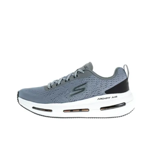 Skechers Max Cushioning Arch Fit Воздух Устойчивый к истиранию Дышащий Низкий Топ Беговые кроссовки Серый