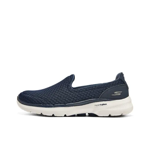 Skechers Go Walk 6 Low Топ Casual Женский Синий Черный