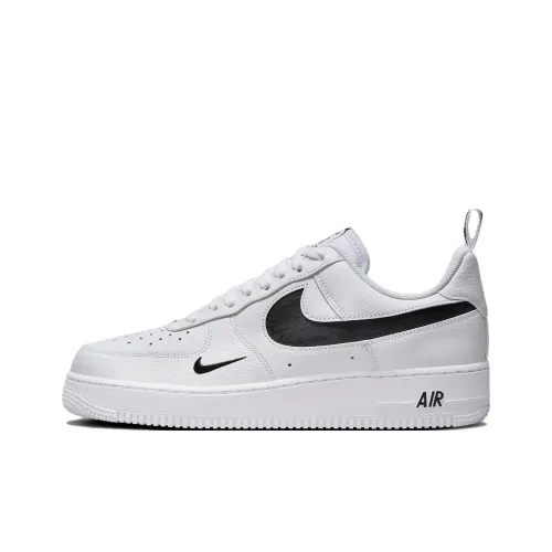 Nike Air Force 1 Low Топ Скейтборд Кроссовки Унисекс Белый Черный