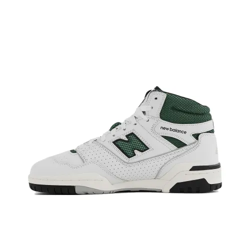 New Balance NB 650 Series Винтажные баскетбольные кроссовки MID Топ Белый Зеленый Мужской