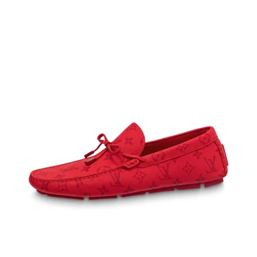 LOUIS VUITTON Драйвер Мокасин Обувь Повседневная обувь Красный